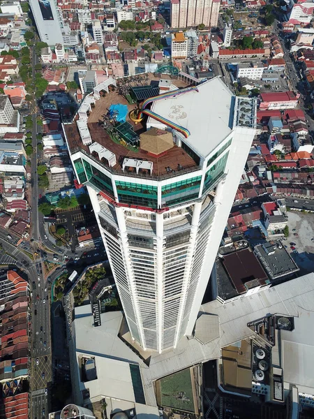 Vista vertical olhar para baixo skywalk no The TOP . — Fotografia de Stock