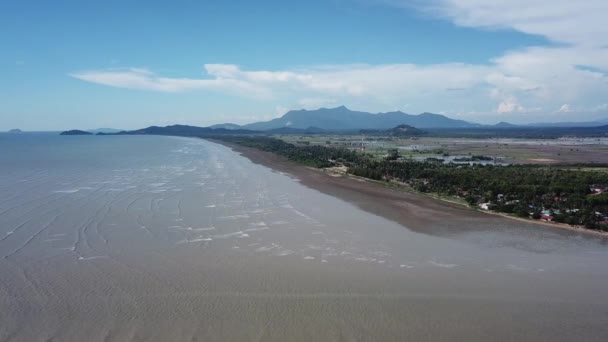 Vista aérea hacia Kuala Muda . — Vídeos de Stock