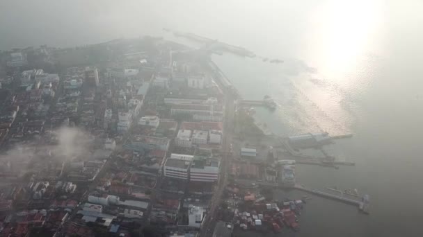 Luchthaven op Penang eiland — Stockvideo