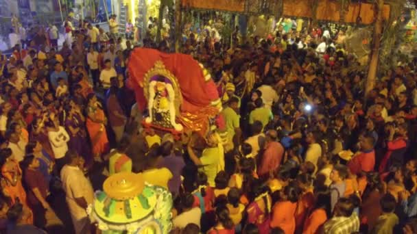 Ceremoni under Panguni Festival — Stockvideo