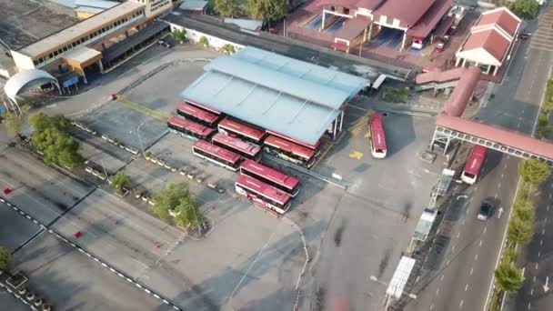 Pangkalan Kaynağında Hava Hızı Penang otobüs ulaşımı. — Stok video