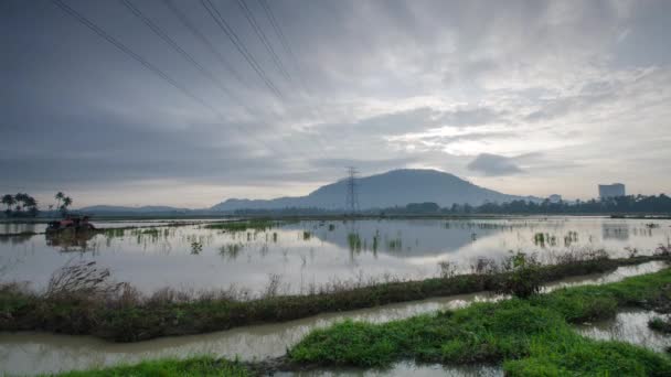 Temps écoulé dans les zones humides de Bukit Mertajam .
