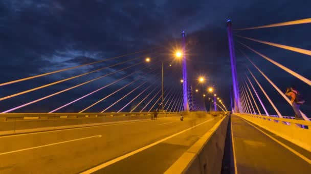 Segundo puente de Penang Maratón internacional — Vídeos de Stock