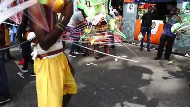 Georgetown Penang Malaysia Feb 2020 Pellegrinaggio Godere Portare Kavadi — Video Stock