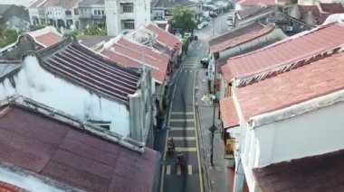 Georgetown, Penang / Malezya - 21. Mar 2020: Ermeni Caddesi Sabah.