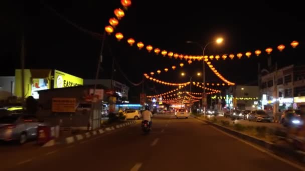 Jalan Raja Uda Penang Malaisie Janv 2020 Voiture Sur Route — Video