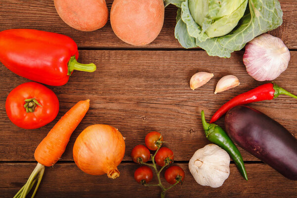  Fresh vegetables. Colorful vegetables background. Assortment of