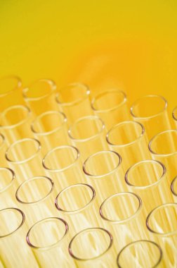 Test Tüpü, tonda görüntü. Çok sığ alan derinliği