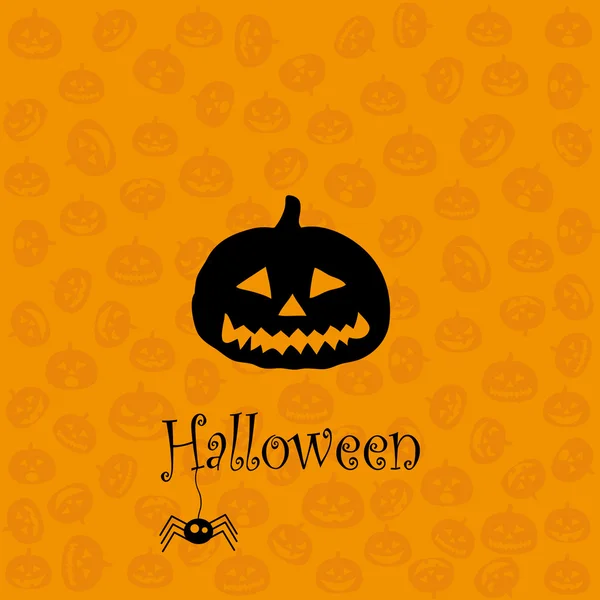 Biglietto di auguri di Halloween — Vettoriale Stock