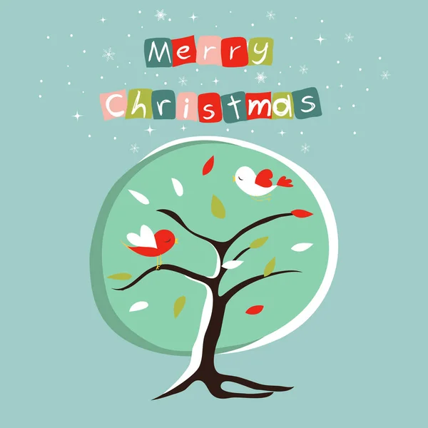 Merry Christmas card — Stock Vector