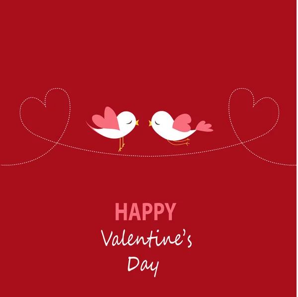 Feliz tarjeta de San Valentín — Vector de stock