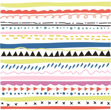 El çizimi pürüzsüz desen