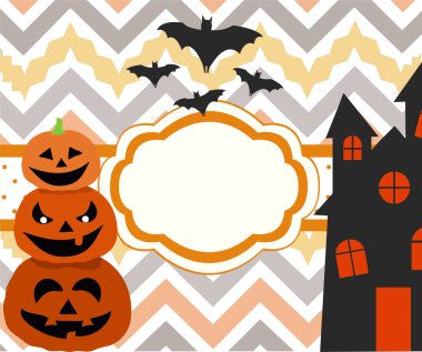 Mutlu Cadılar Bayramı tebrik kartı