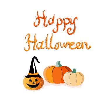 Mutlu Cadılar Bayramı tebrik kartı