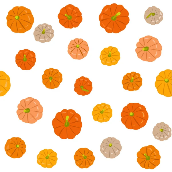 Modèle avec des citrouilles — Image vectorielle