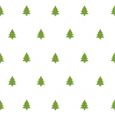 Yeşil Noel ağaçları desen
