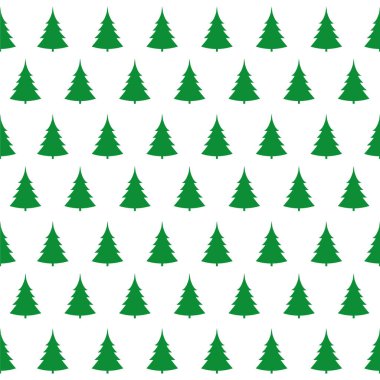 Yeşil Noel ağaçları desen