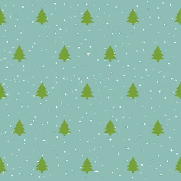 Modello di alberi di Natale — Vettoriale Stock