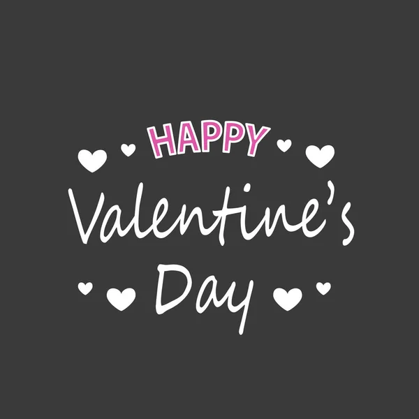 Tarjeta Felicitación Feliz Día San Valentín — Archivo Imágenes Vectoriales