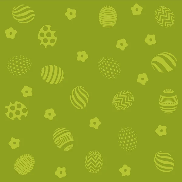 Пасхальный Праздник Зеленый Фон Печати Ткани Бумага Скрапбукинга — стоковый вектор