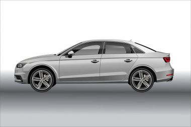Audi A3 yan görünüm
