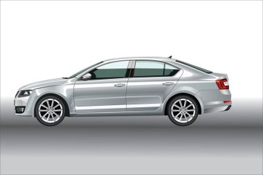 Skoda Oktavia yan görünüm