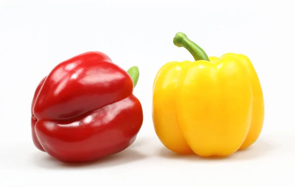 Fresh Pepper Vegetables Isolated White Background — Stock Photo, Image