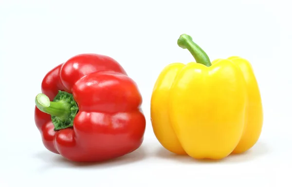 Φρέσκο Πιπέρι Λαχανικά Που Απομονώνονται Λευκό Φόντο — Φωτογραφία Αρχείου