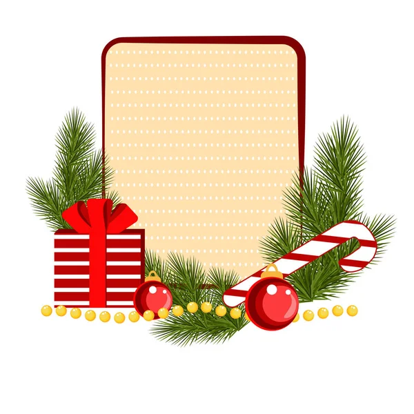 Szablon kartki świąteczne — Wektor stockowy