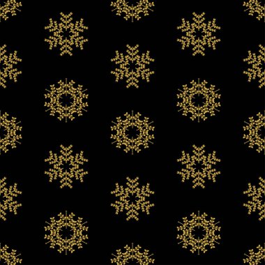 Siyah kar taneleri paterni