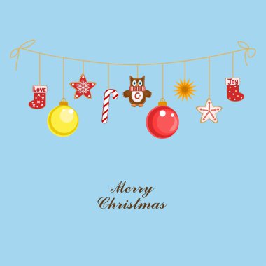 Çerezleri Noel çelenk