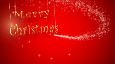 Neşeli Noel metin animasyonu