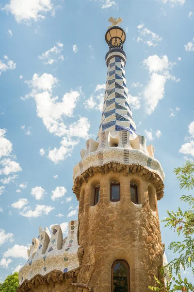 Parc Guell realizado por Antoni Gaudí - Barcelona — Foto de Stock