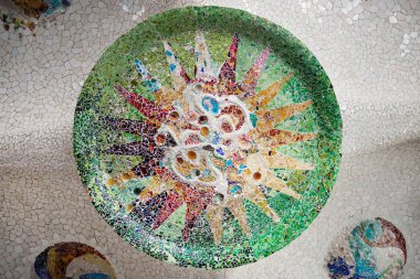 İnsanlara Parc Guell Antoni Gaudi - Barcelona tarafından yapılan