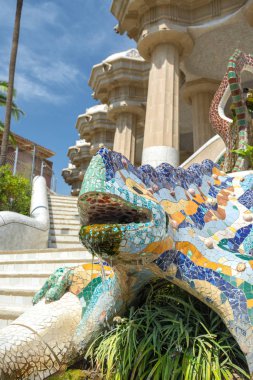 İnsanlara Parc Guell Antoni Gaudi - Barcelona tarafından yapılan