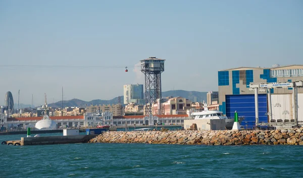 De haven van Barcelona - Spanje — Stockfoto