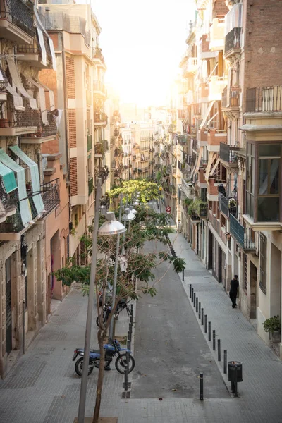 D'Arago sokak - Barcelona - İspanya — Stok fotoğraf