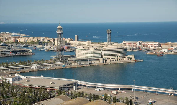 De haven van Barcelona - Spanje — Stockfoto