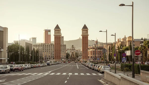 Площадь Испании - Барселона - Испания — стоковое фото