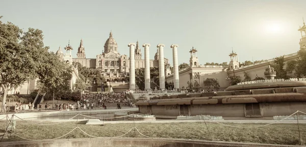 Spanien quadrat - barcelona - spanien — Stockfoto