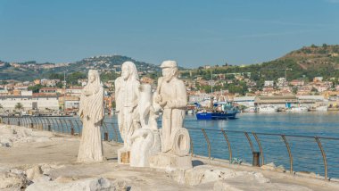 Heykel bağlantı noktası - Ascoli Piceno - İtalya