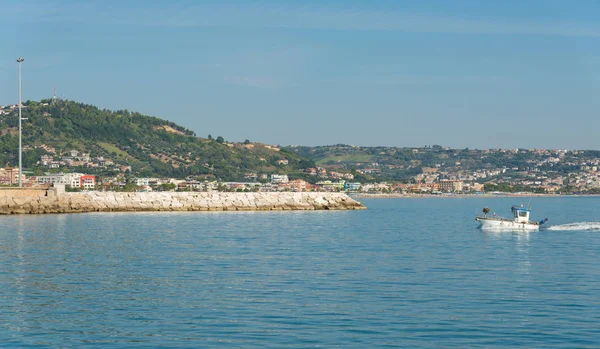 Seafront of San Benedetto del Tronto - Ascoli Piceno -Italy — Stock Photo, Image