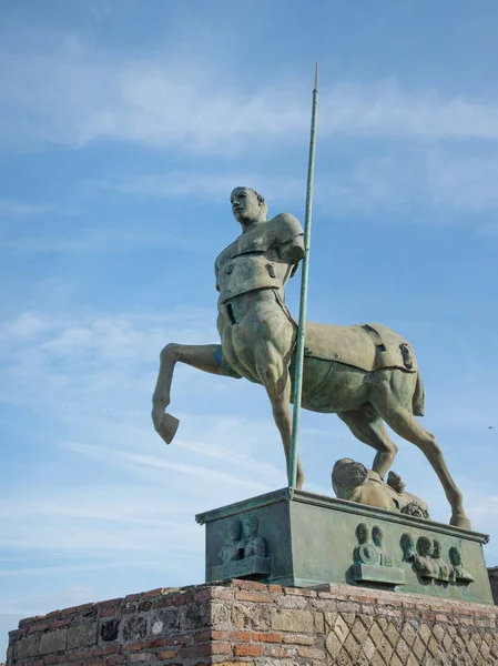 Pompeia ruínas anfiteatro - Itália — Fotografia de Stock