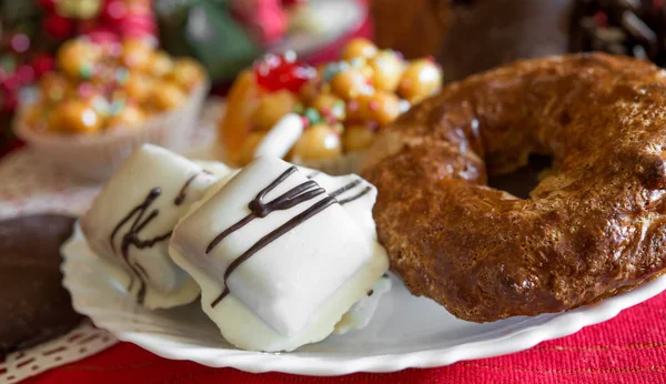 Biscoitos tradicionais de comida napolitana — Fotografia de Stock