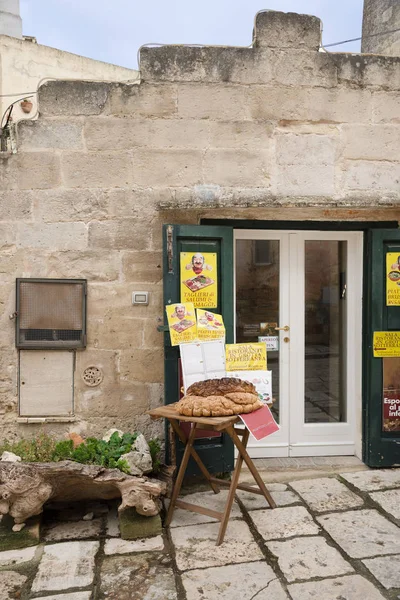 Matera Sassi shop-Italien — Stockfoto
