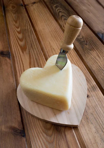 Валентинов сыр — стоковое фото