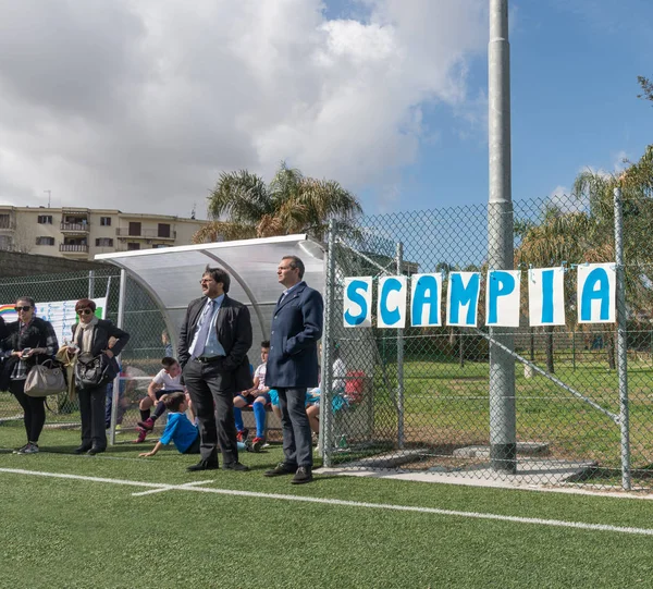 Inauguracji stadionu Scampia, Neapol - Włochy — Zdjęcie stockowe