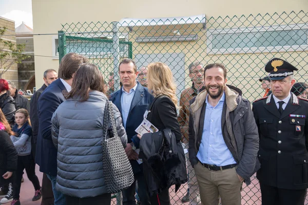 Inauguracji stadionu Scampia, Neapol - Włochy — Zdjęcie stockowe