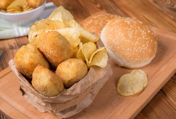 Croquetas de patatas —  Fotos de Stock