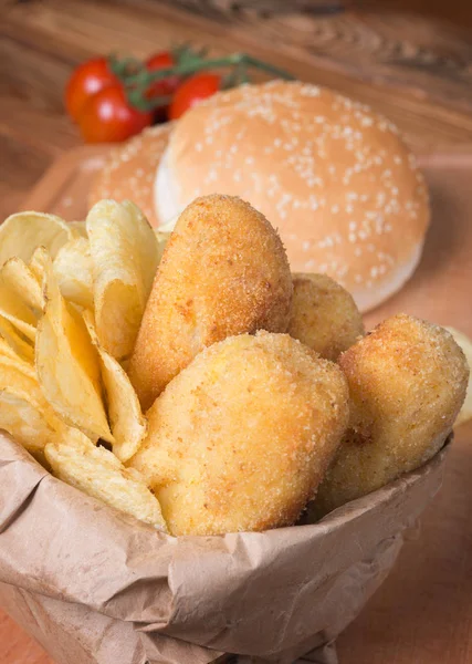 Croquetas de patatas —  Fotos de Stock